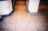 porcelain tile floor with mosaic border-voorhees,nj-photo by pepe tile installation-tile installation contractor,nj